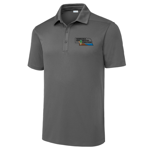 Sport-Tek Posi-UV Pro Polo -- Dark Smoke Grey