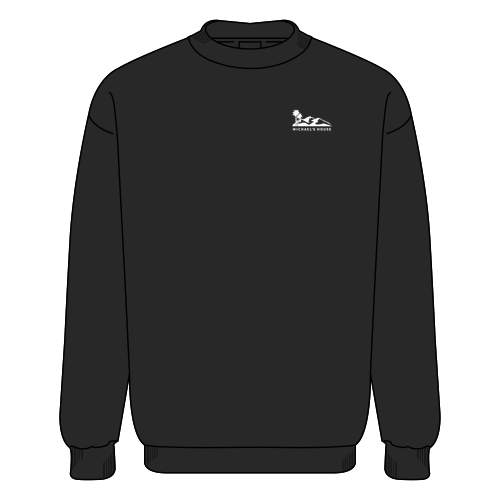 Gildan Heavy Blend Crew Neck Sweatshirt -- Black