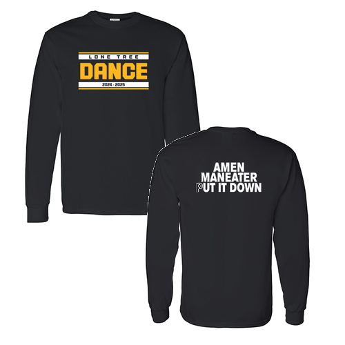 Gildan Heavy Cotton Longsleeve Basic T-Shirt -- Black