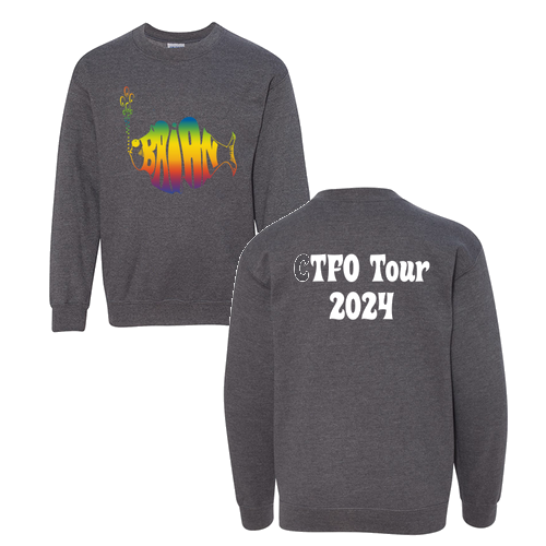 Gildan Heavy Blend Youth Crew Neck Sweatshirt -- Dark Heather