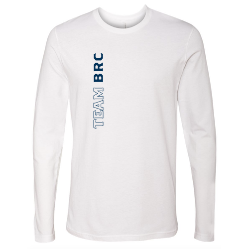Next Level Apparel Premium Fitted Long Sleeve Crew -- White