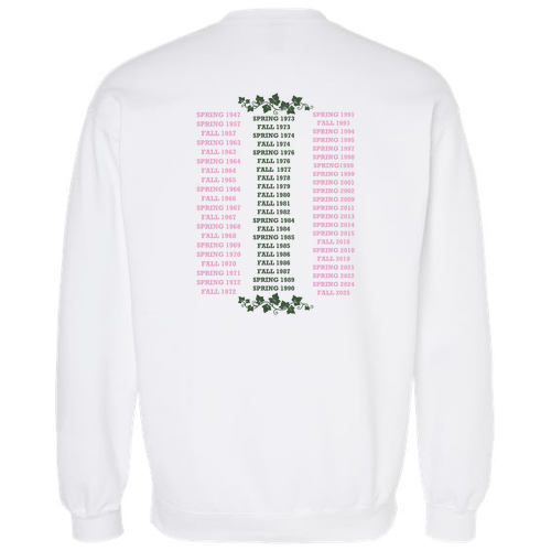 Tau Chapter Homecoming 2026 -- White Softstyle Crewnecks