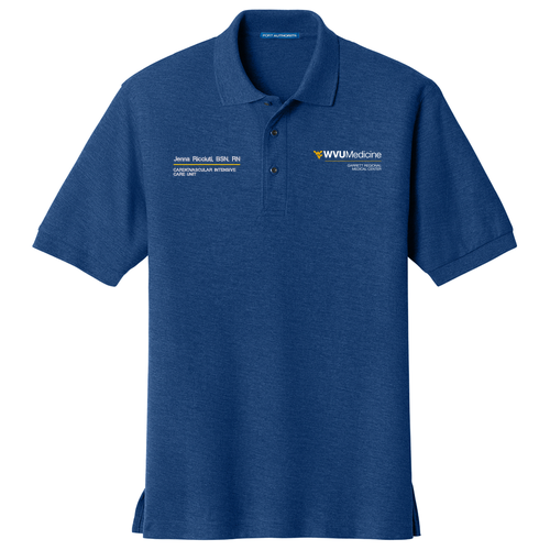 Garrett Regional Medical Center Port Authority Silk Touch Sport Shirt -- Royal