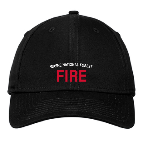 New Era Adjustable Structured Hat -- Black
