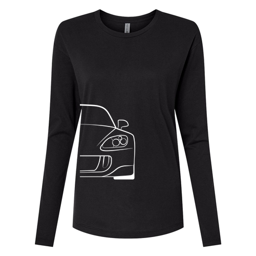 Next Level Women's Cotton Relaxed Long Sleeve T-Shirt -- Black