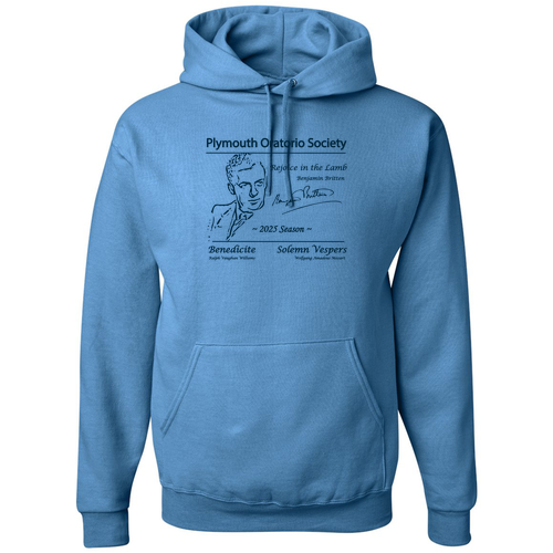 Jerzees 8 oz 50/50 Nublend Adult Hooded Sweatshirt -- Columbia Blue