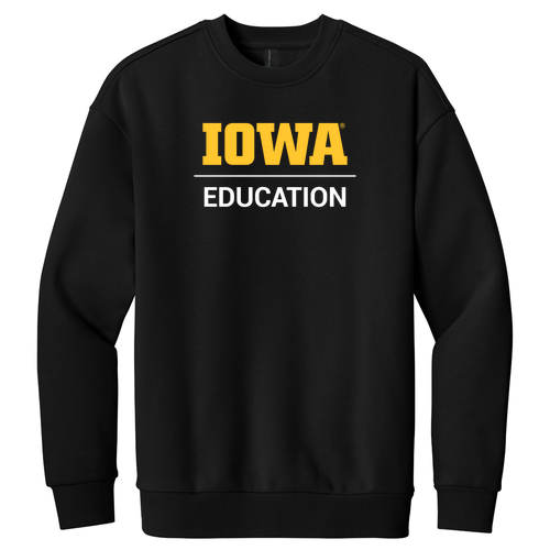 District V.I.T. Heavyweight Fleece Crew -- Black