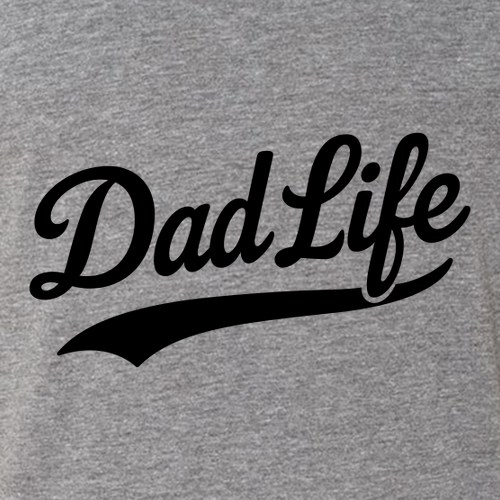 Next Level Mens TriBlend Tee -- Premium Heather With Black Print