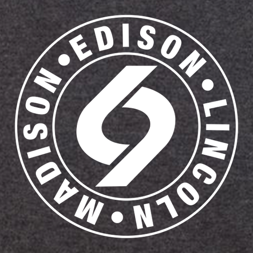 J America Tri blend Pullover Hoodie-- Black TriBlend