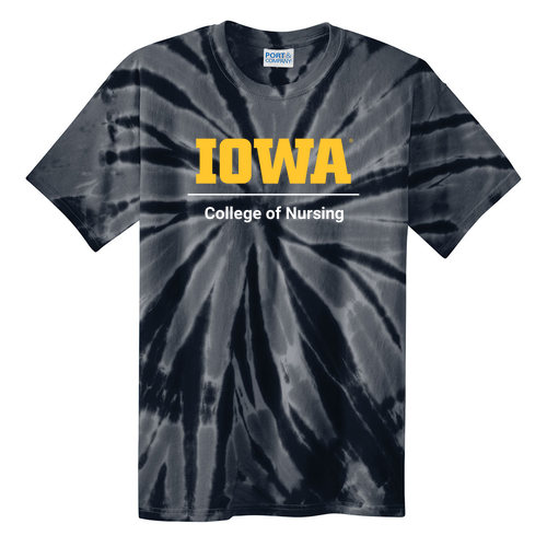 Port and Company Tie Dye Tee -- Black