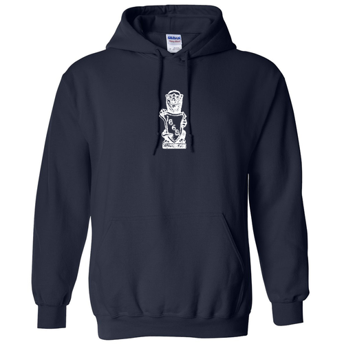 Embroidered Wisconsin Law Hoodie -- Navy