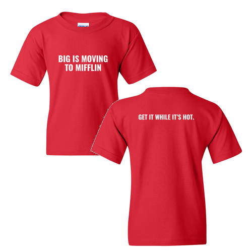 Gildan Heavy Cotton Basic Youth T-Shirt -- Red