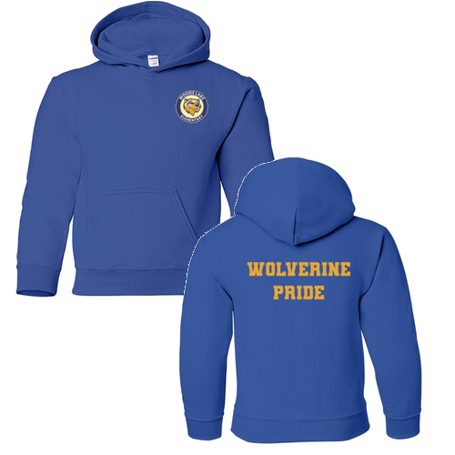 Gildan Heavy Blend Youth Hooded Sweatshirt -- Royal