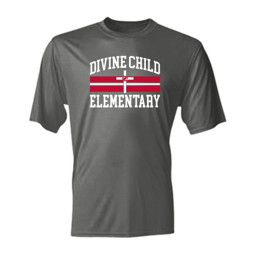 Youth A4 Cooling Performance Wicking Tee -- Graphite