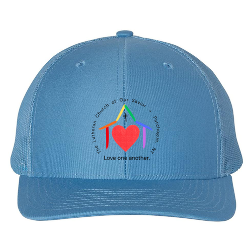 Richardson Snapback Trucker Cap -- Columbia Blue