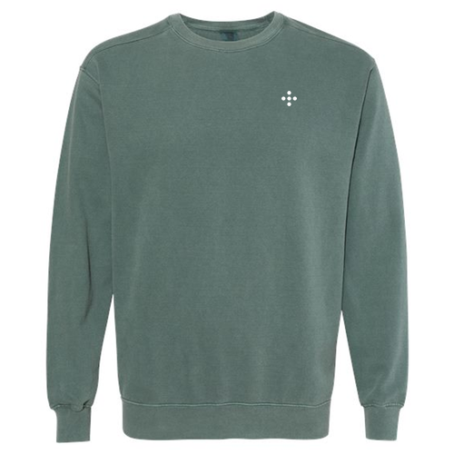 Comfort Colors Adult Crewneck Sweatshirt -- Blue Spruce