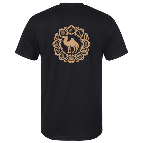 Gildan Softstyle CVC T-Shirt -- Pitch Black -- Camel