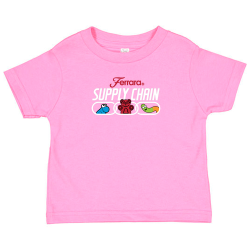 Rabbit Skins Toddler Cotton Jersey Tee -- Raspberry