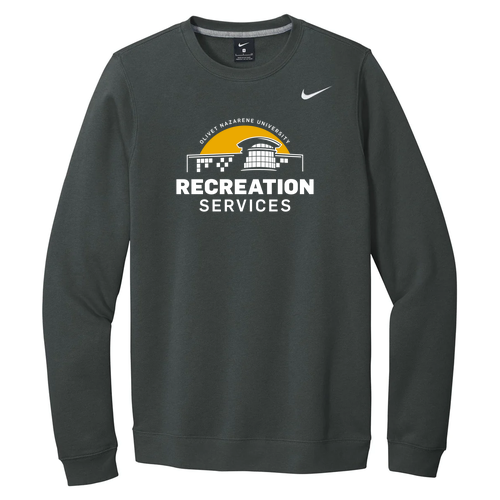 Nike Club Fleece Crew -- Anthracite