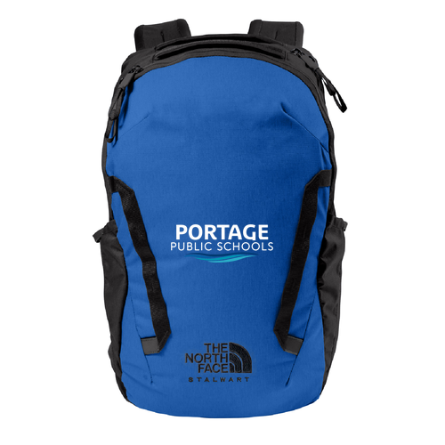 The North Face Stalwart Backpack -- Tnf Black Heather / Tnf Blue