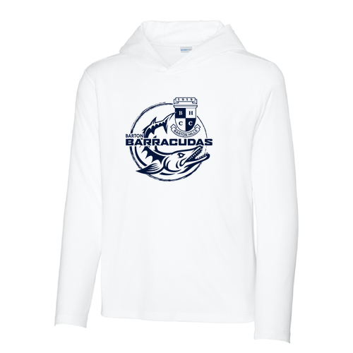 Youth Sport-Tek Posi-UV Pro Long Sleeve Tee -- White