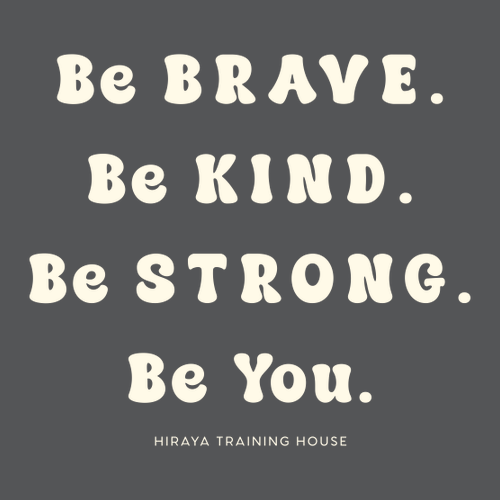 I am Brave Youth Tee -- Asphalt