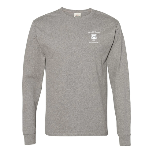 Hanes Adult 6 oz. Authentic-T Long-Sleeve T-Shirt -- Oxford