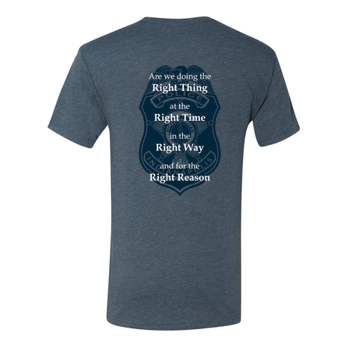 Next Level Mens TriBlend Tee -- Indigo Blue