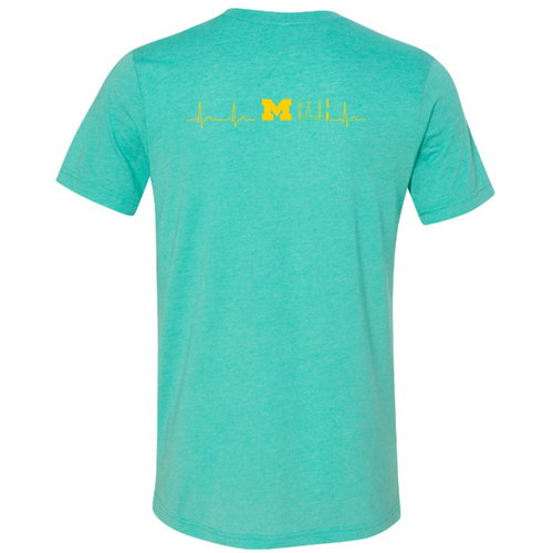 PACU Mens/Unisex Bella Canvas Triblend Short Sleeve T-Shirt -- Sea Green
