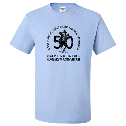 Jerzees Heavyweight 50/50 Adult T-Shirt -- Light Blue