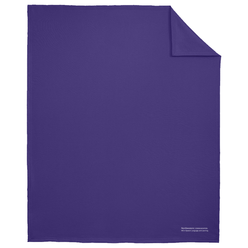 Port and Company Core Fleece Sweatshirt Blanket -- Purple