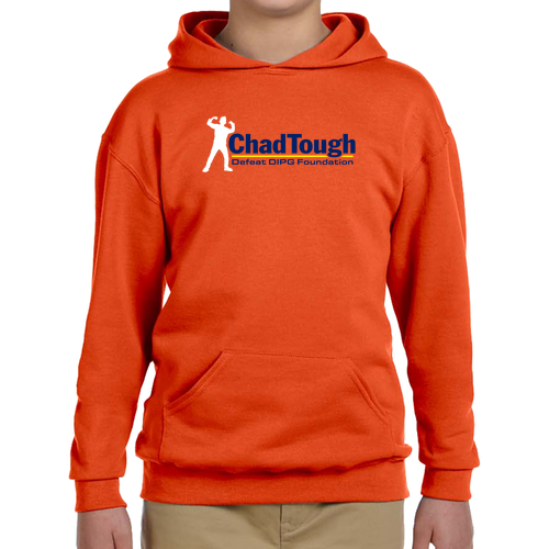 Youth Jerzees 8 Oz., 50/50 Nublend Hooded Pullover -- Burnt Orange