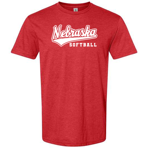 Softball Adult T-Shirt -- Red Mist