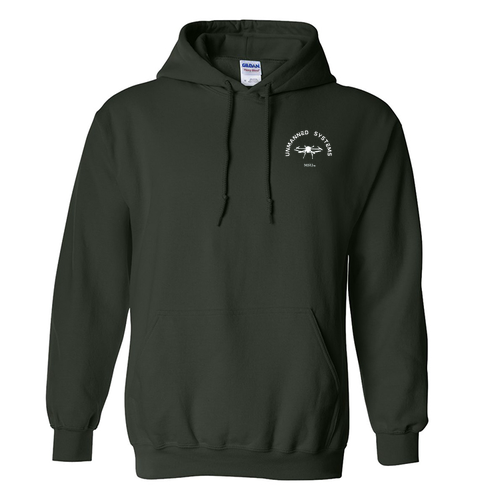 Heavy Blend Hooded Sweatshirt -- Forest Green