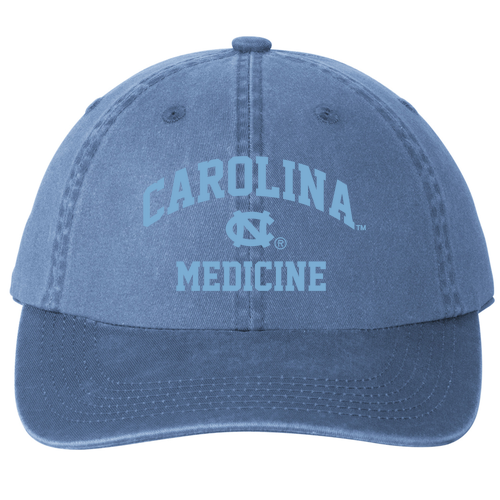 Port Authority Garment Washed Hat -- Steel Blue -- Carolina Medicine