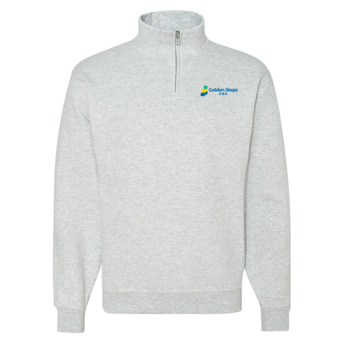 Jerzees 9.3 Oz 50/50 Nublend Quarter Zip Sweatshirt Adult -- Ash