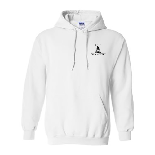 Gildan Heavy Blend Hooded Sweatshirt -- White