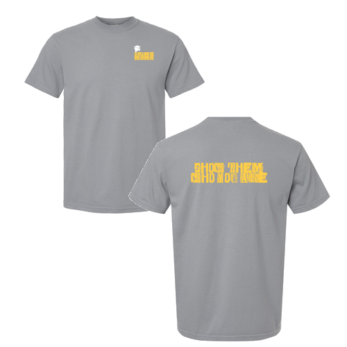 Comfort Colors Heavyweight Adult T-Shirt (Show Them) -- Granite