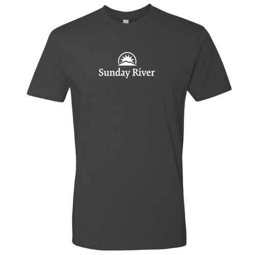 Sunday River Logo 1 White Ink --Short Sleeve Heavy Metal