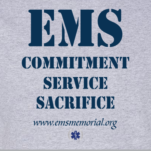 National EMS Memorial Unisex Long-Sleeve Tee Sport Grey