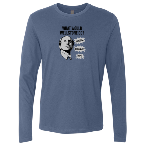 Next Level Apparel Premium Fitted Long Sleeve Crew -- Indigo