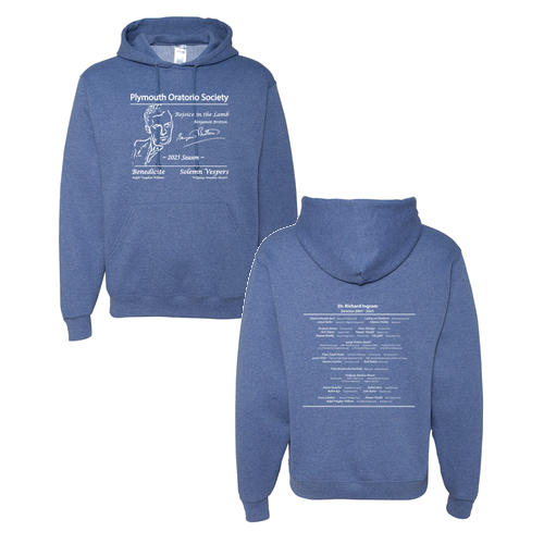 Jerzees 8 oz 50/50 Nublend Adult Hooded Sweatshirt -- Vintage Heather Blue