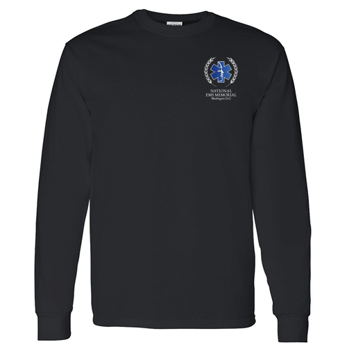 National EMS Memorial Unisex Long-Sleeve Tee Black
