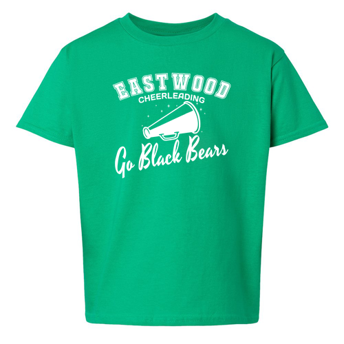 Megaphone Design YOUTH Gildan Softstyle T-Shirt -- Irish Green