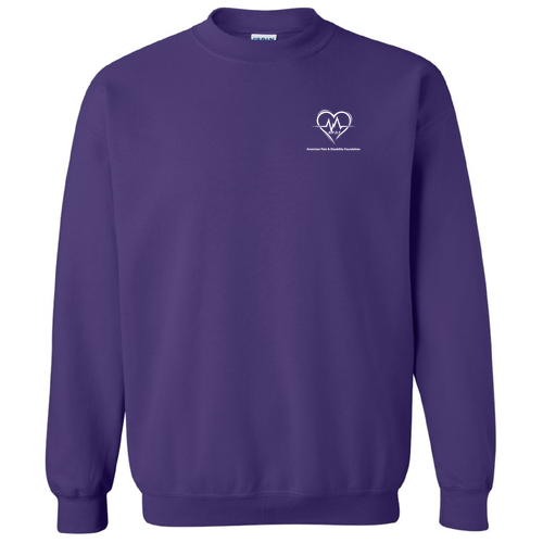 Gildan Heavy Blend Crew Neck Sweatshirt -- Purple