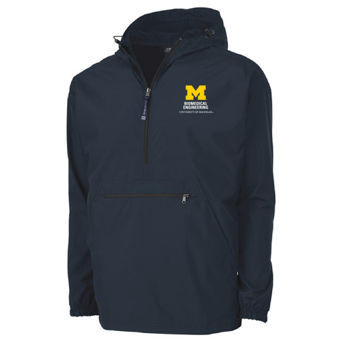 Mens/Unisex Charles River Pack-N-Go Pullover -- Navy