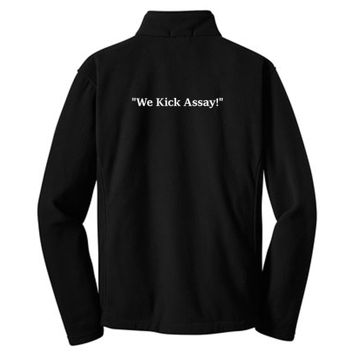 Port Authority Left Chest & Back Print Jacket -- Black