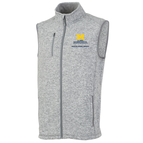 Charles River Pacific Heathered Vest -- Light Grey Heather