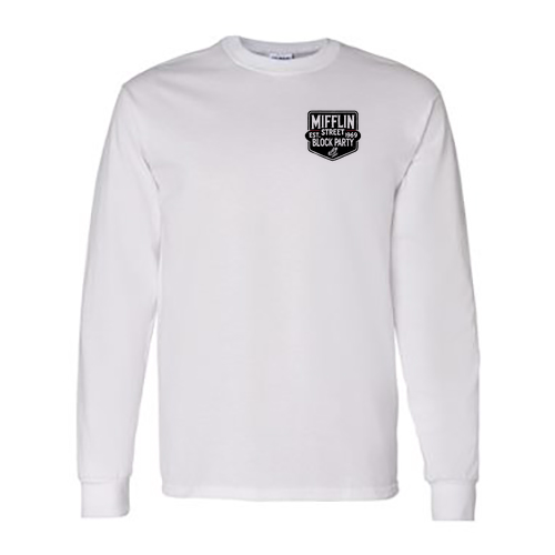 Gildan Heavy Cotton Longsleeve Basic T-Shirt -- White