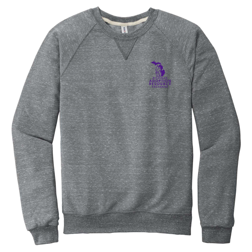 French Terry Crewneck Sweatshirt -- Charcoal